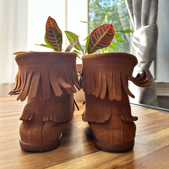 Suede ankle moccasins - Picture 2 of 6